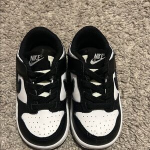Nike Kids Black and White Sneakers